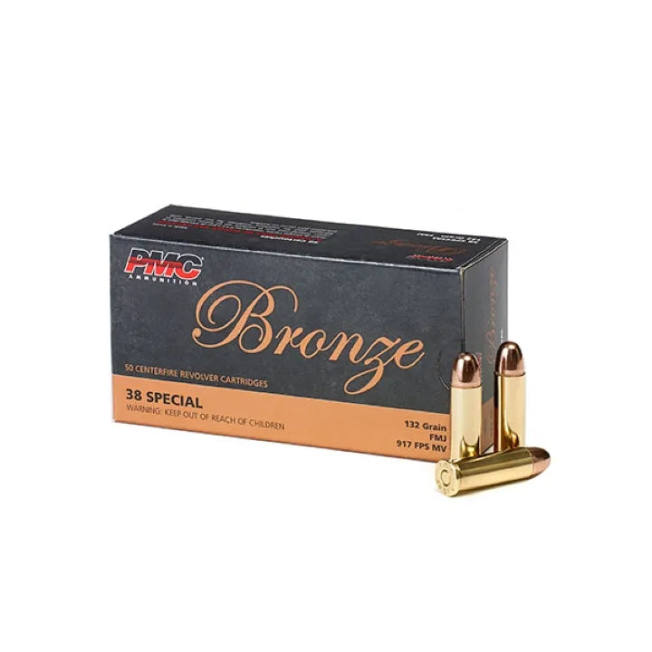 PMC .38 SPECIAL 132GR FMJ - 50 Bullets per Pack image 0