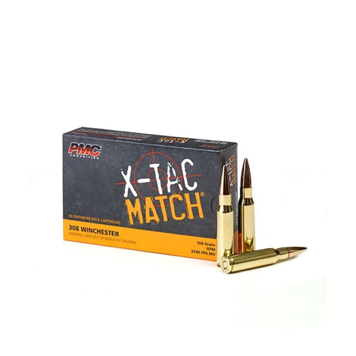 PMC .308 Winchester 168 Grain OTM X-TAC Matxh - 20 Bullets per Pack image 0