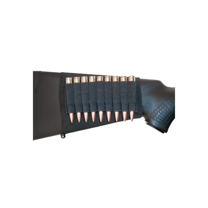 GrovTec Buttstock Cartridge Shell Holder for Rifle Open Style – 9 Loops image 0