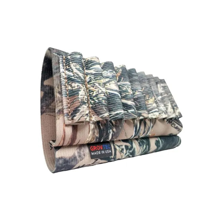 GrovTec Buttstock Cartridge Shell Holder Rifle Open Style (TrueTimber Camo) image 1