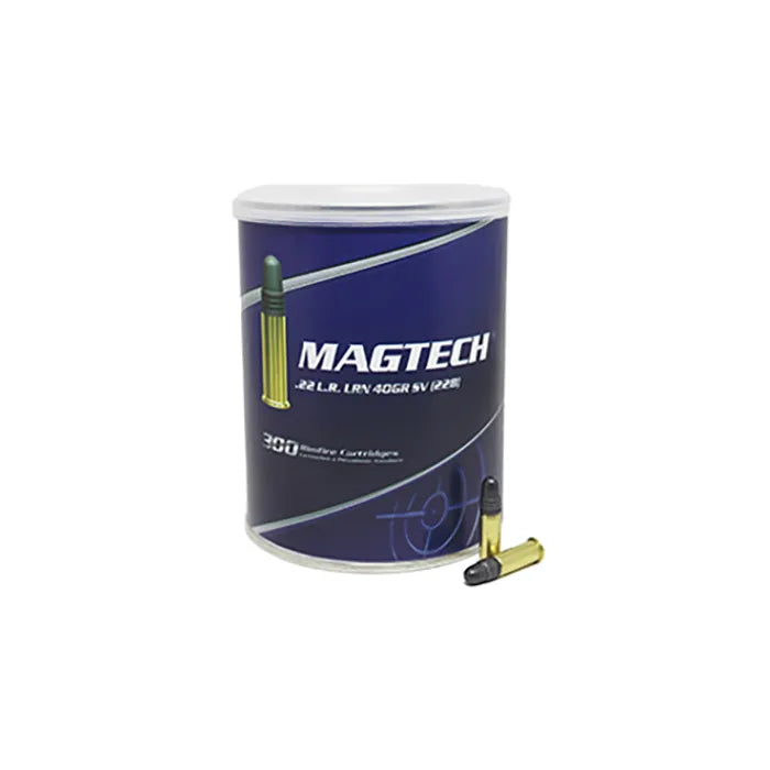 Magtech 22 LR 40GR LRN SV Copper Plated - 300 bullets per can image 0