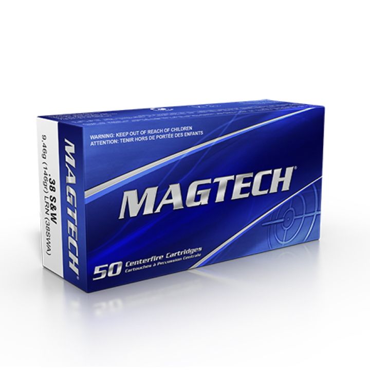 Magtech 38 S&W 146GR LRN - 50 bullets per Pack image 0