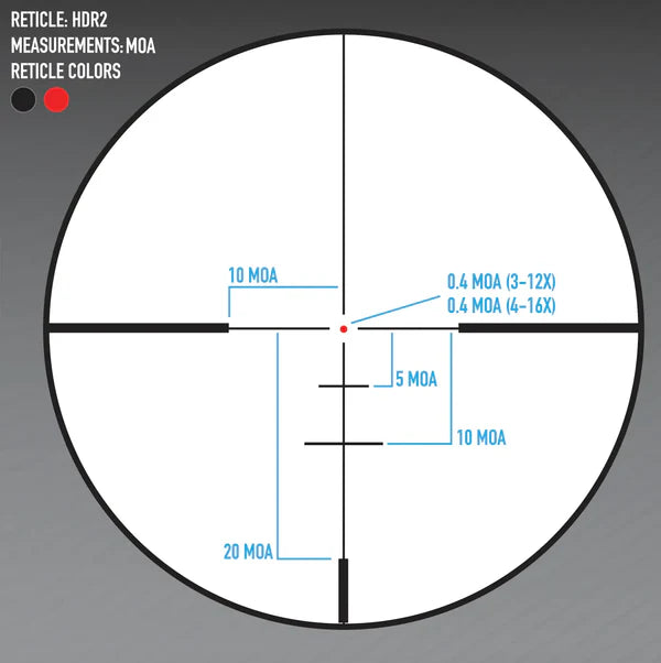 Sightmark Core 2.0 HX 4-16x50 HDR2 SFP scope image 2