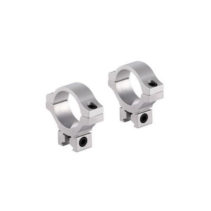BKL-303 0.6 Long Dovetail Rings - Low - Matte Silver image 0