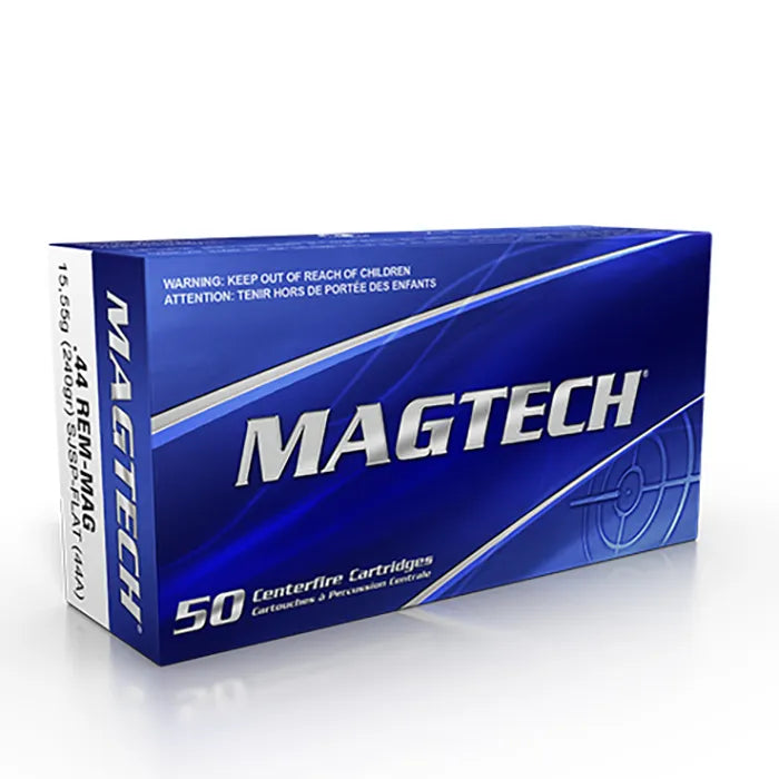 Magtech 44 REM MAG 240GR SJSP Flat - 50 bullets per Pack image 0