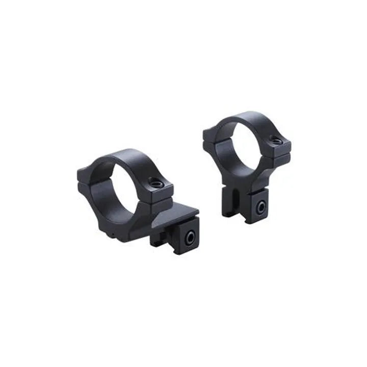 BKL-274 0.6 Long Offset Dovetail Rings - Matte Black image 0