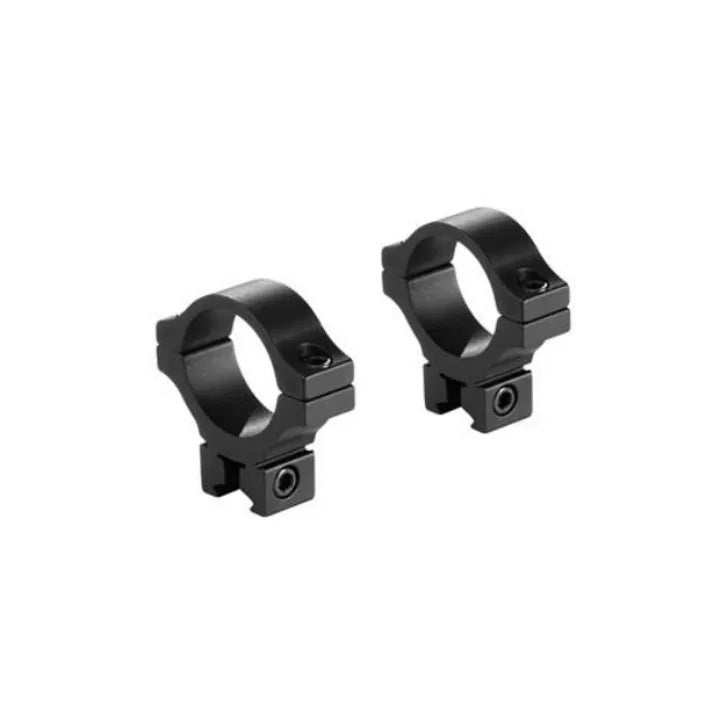 BKL-303 0.6 Long Dovetail Rings - Low - Matte Black image 0