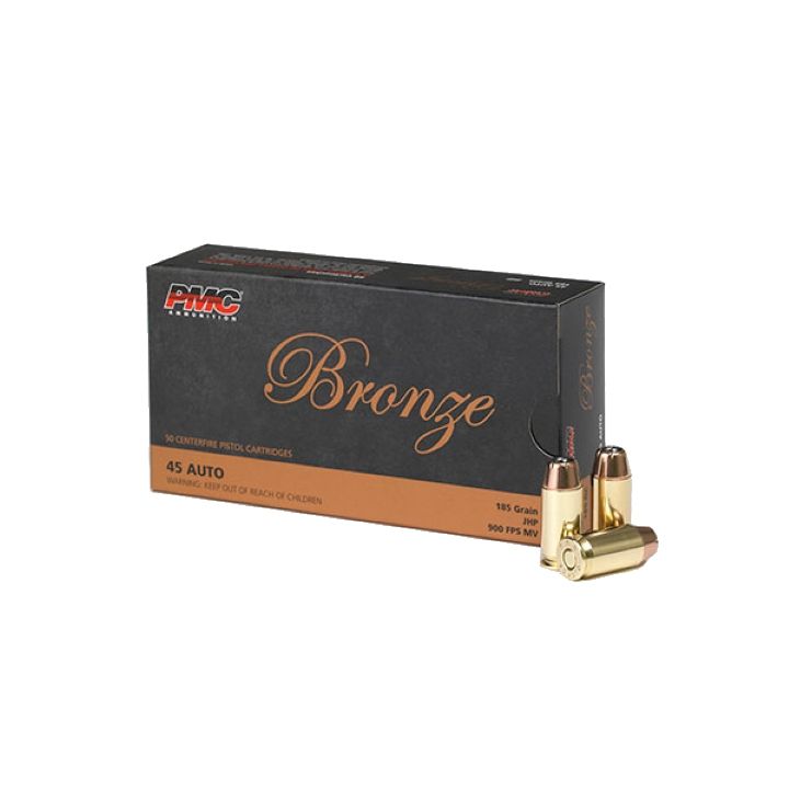 PMC .45 AUTO 185 JHP - 50 Bullets per Pack image 0