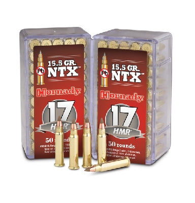 Hornady 17 HMR 15.5 grain NTX Varmint Express Ammo 50 rd image 0