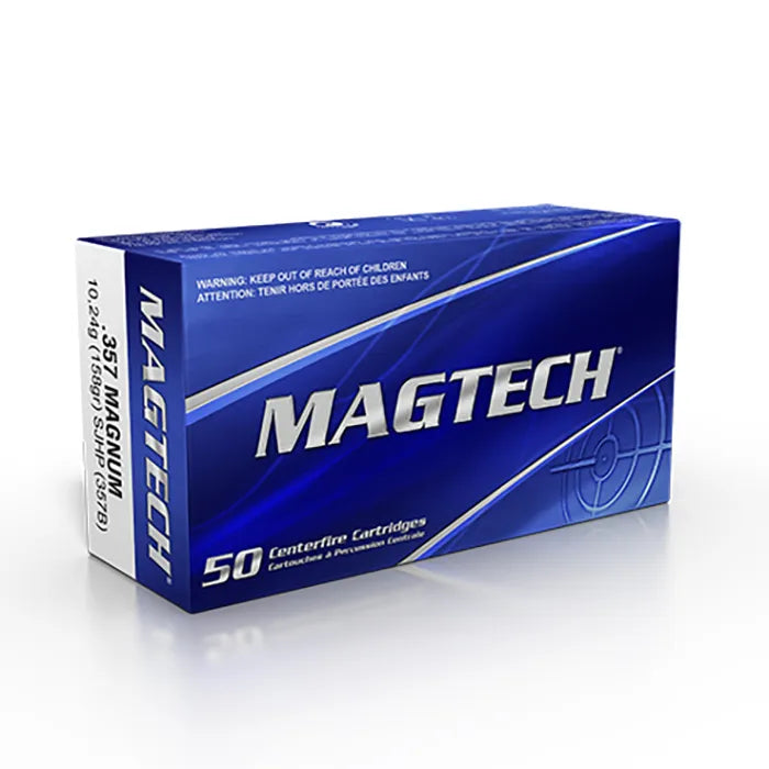 Magtech 357 MAG 158GR SJHP - 50 bullets per Pack image 0