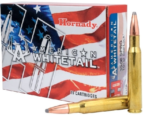 Hornady 30-06 Sprg 150 grain SP American Whitetail Ammo 20 rd Box image 0